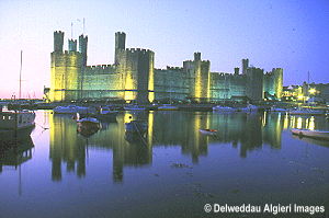 Photographs - Caernarfon Castle Illuminated