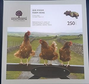 MAXI WOODEN JIGSAW PUZZLES - Farm Hens