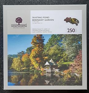 MAXI WOODEN JIGSAW PUZZLES - Skating Pond Bodnant Garden