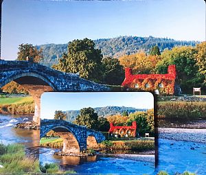 Placemat/Coaster sets - Tu Hwnt i'r Bont Llanrwst(bridge & cottage)