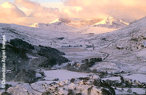 Photographs - Snowclad Snowdon at Dawn