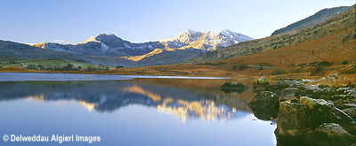 Photographs - Snowdon Horseshoe from Llynnau Mymbyr